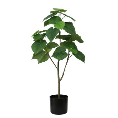 China 84cm Environmental Fake Artificial Ficus Umbellata For Indoor Home Decor for sale