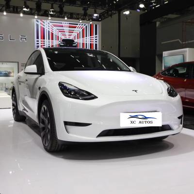 China 2023 Gebruikte Tesla Model Y Model 3 Stock elektrische auto met multifunctionele stuurwiel Te koop