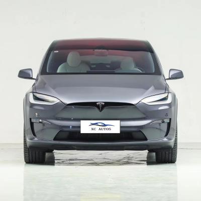 China Tesla Model X Gebruikte elektrische auto met 150-200PS maximaal vermogen en voor 4 achter 4 radar Te koop