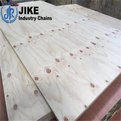 China Modern Knot Pine Plywood CDX Grade Hardwood Core for sale