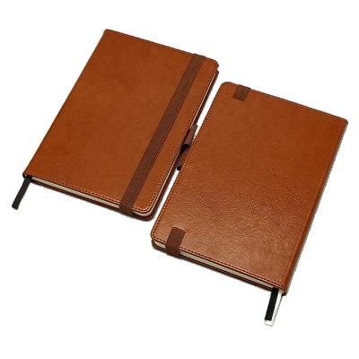 China Top-Rated Genuine Leather Hardcover Logo Gift Custom Notebook for sale