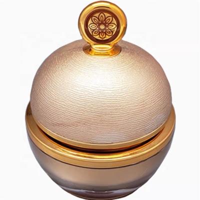 China China Refillable Goods Wholesale Luxury High End Acrylic Skin Care Cosmetic Packaging Bottle Gold Bottle for sale