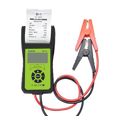 China 12v Battery Lancol Factory BT-T 12V 24V CCA Car Battery Tester With Printer Auto Repair Tools for sale