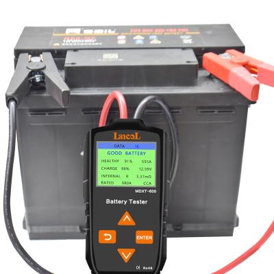 China Color LCD Dosplay Lancol 12V Battery Tester MDXT-600 Color LCD Display Lead AICD Battery Tester for sale