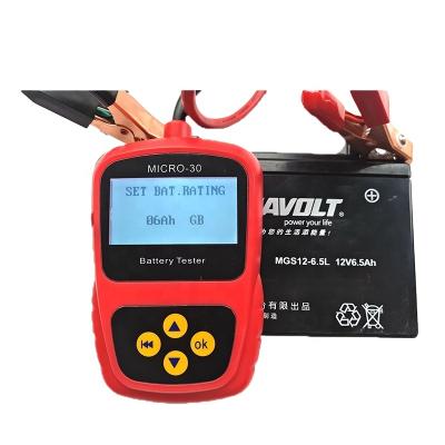 China 12V Motorcycle Battery Lancol Battery Capacity Internal Resistance Tester Handheld Motorcycle 2-30Ah Micro-30 for sale