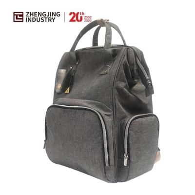 China Fashion Customized Multifunctional Waterproof Anti-theft Mother Baby Backpack Diaper Bag Handbag for sale