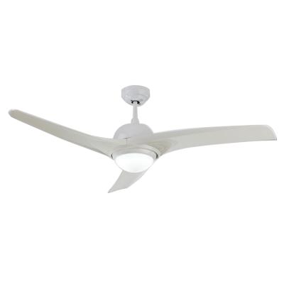 China Other Best Selling Modern Ceiling Fan With Light Plastic Pure White Europe Style Led Ceiling Fan for sale