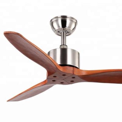 China Low Noise Top Sale 3 Blades Industrial Ceiling Fan Without Lightweight Solid Wood Ceiling Fan for sale