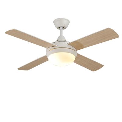 China Positive Reverse Function Design Ceiling Installation 110 - 220 Voltage Ceiling Fan Light Fancy Light with Bulb and 4 Blades Ceiling Fan for sale