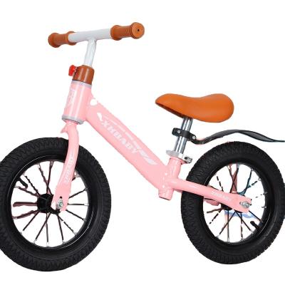 China Tricycle 2 Wheel Kids Bicycle Balance Bike 12 Inch Children's baby swing Bike Popular new model children balance bike kids for sale