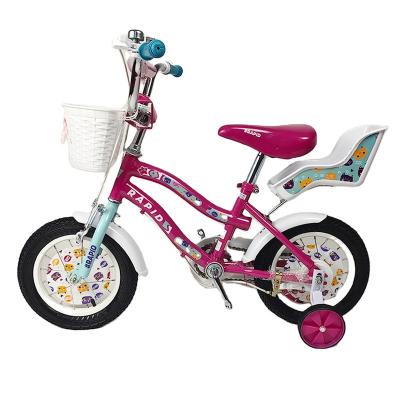 China Steel Hot Sel  Kids Balance Bike  Equilibrio 12 inch bicycle with training wheels  Children's Bike for sale