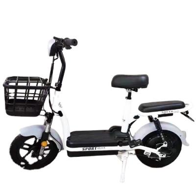 China Steel Frame+Plastic Cover Factory Sale E-Bike 48V 350W Electric Bicycle Kit Motor Scooter Secure and Strong Electric bicycle for sale