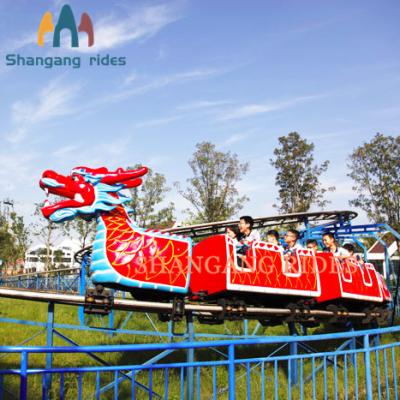 China Amusement Park Rides Dragon Roller Coaster Sliding Outdoor Amusement Park For Kids and Adults for sale