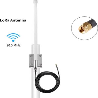 China 3dbi 5dbi 6dbi 8dbi 10dbi 12dbi 868MHz 915MHz Lora Outdoor Antenna Fiberglass Outdoor High Gain Antenna 20mm*450mm/550mm/1050mm/1250mm for sale