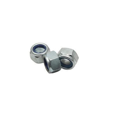 China Hot Selling Heavy Industry Nuts And Large Insert High Quality Stock Nylon Lock Nut for sale