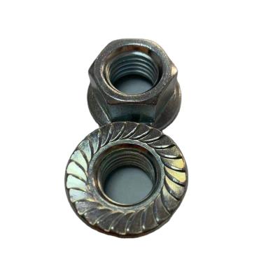 China High Quality Cheap Customized Heavy Industry Hex DIN6923 Non Slip Flange Nut for sale