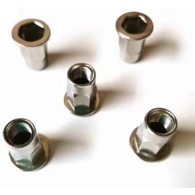 China Heavy Industry Aluminum Half Hex Rivet Blind Nut for sale