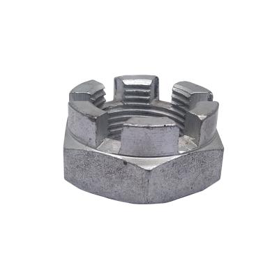 China Heavy Industry Carbon Steel Galvanized Castle Nut for sale