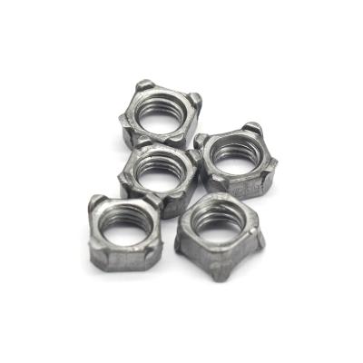 China DIN928 Heavy Industry Welded Square Nuts / Weld Nuts for sale