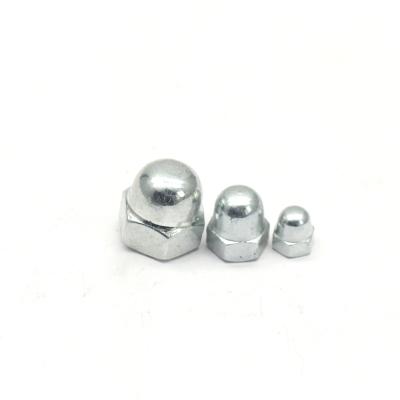 China Heavy Industry Nuts Chinese Products Wholesale GB923 DIN1587 Hex Domed Nuts for sale