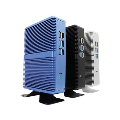 China 7th Generation Fanless Mini Education Mini Computer Core i5 7200U PC Window10&Linux Industrial Gaming PC for sale