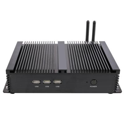 China Topton System Core i7 8565U i5 8250U i3 7100U Mini Quad Core Fanless Fanless Dual Core Industrial PC VGA+HD Computer Laptop for sale