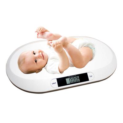 China Weight Measuring High Precision White Pink Digital Baby Weighing Electronic Scale for sale