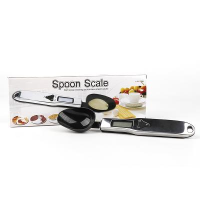 China WITH LID 500g Stainless Steel Digital Measuring Kitchen Spoon Scale for sale