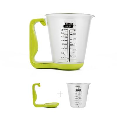 China Viable glass measuring cups/high quality multifunctional cups with handle for sale