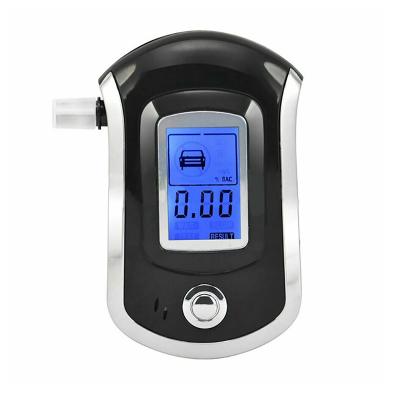 China Electronic Digital Breathalyzer Alcohol Tester With With Mouthpiece Breathalyer 12X8.5X4.5cm for sale