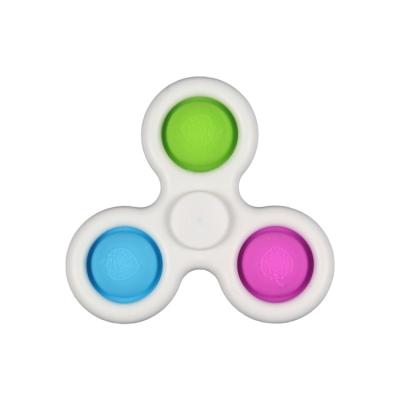 China High Quality Exquisite Cube Simple Rotatable Ring Fidget Spinner Ripple Magnetic Yonix Spinner In Silicone Appearance for sale