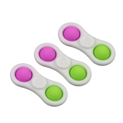 China Wholesale Silicone Magnetic Relief Ring Unzip Toy Spinner Rotating Fliying Spinner Wristband Ripple Rotating Single Scopperil Child Toys for sale