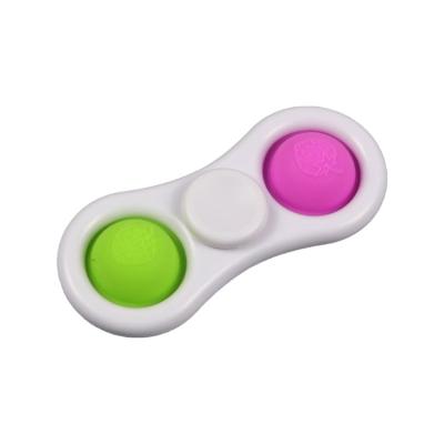 China Silicone High Quality Good Prices Rotating Ring Acrylic Bouncing Fidget Spinner Ripple Single Finger Toy for sale