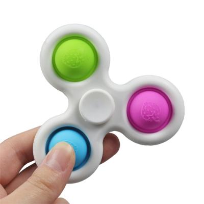 China Hot Selling Silicone Product Lovely Hand Spinner Figure Ripple Moving Rotating Simple Toys for sale