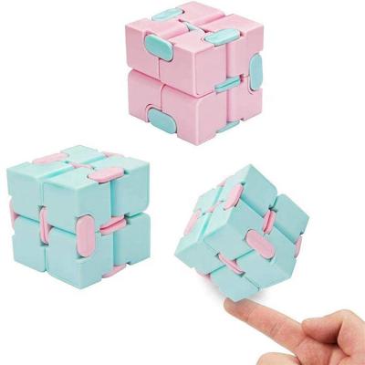 China Hot Selling ABS Product Finger Wiggling Person Magic Cube Game For Adults And Children for sale