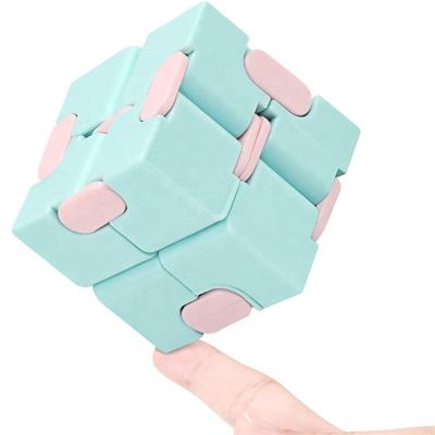 China 2021 new style ABS foldable magic cube Toy Infinite Cube Foldable Magic waved cube for sale