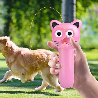 China Creative PE Wire String Launcher Relaxing Stirrer Toys Flying In The Air Rope Kids Toys Pet Lighter Cats Dogs Tools for sale