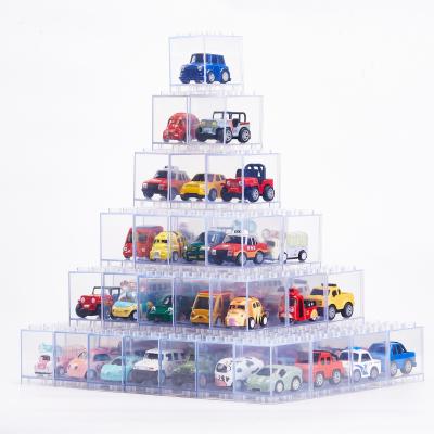 China Toy Die Casting Toy Diecast Car With Plastic Box Can Be Used To Decorate Die Casting Car Toy Alloy Metal Toy Car Box In The Living Room for sale