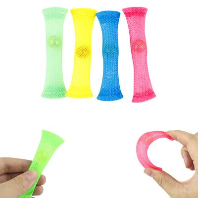 China Very Popular Portable Marble and Mesh For Stress Relief Marble Mesh Fidget Toy Band Finger Hand Stirs Worry Fidget Toys for sale