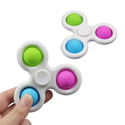 China Silicone Customs Office Desk Toys Push and Push Bubble Stir Sensory Toy Bouncing Person Toys for Kids for sale