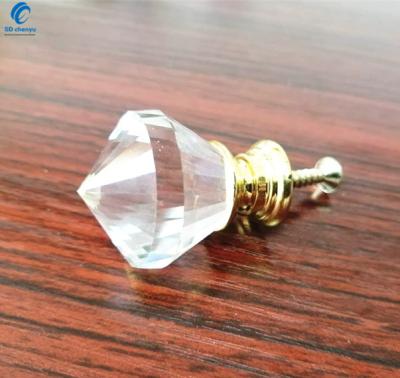 China Wholesale Glade Modern Decorative Crystal Knobs For Drawer for sale