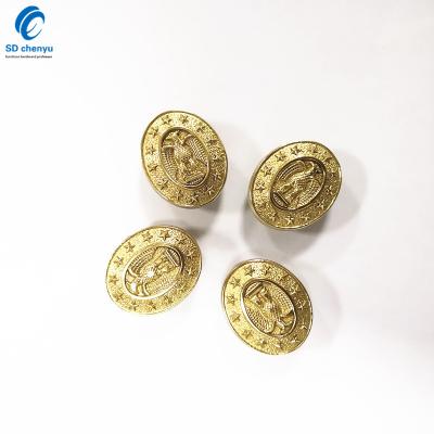 China Modern Bulk Decorative Brass Oval Drawer Knobs For Drawer for sale