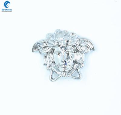 China Wholesale Small Modern Chrome Versage Logo Emblem Decoration For Furniture for sale