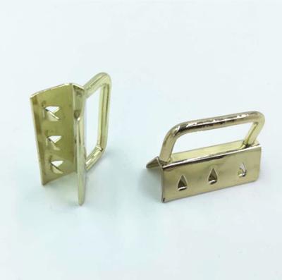 China Metal Factory Wholesale 1.25 Inch 3 Tooth Gold Plated Metal Head FOB Fastener for sale