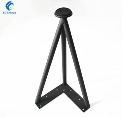 China For Wholesale Black Adjustable Table Metal Table Legs For Furniture for sale