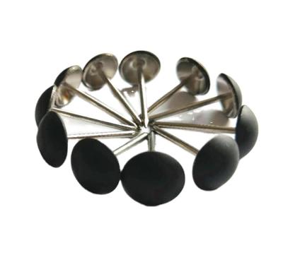 China Wholesale Decorative Metal Upholstery Furniture Black Cap Nails For Sofa for sale