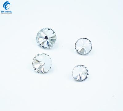 China For Headboard Wholesale Decorative 20mm Crystal Upholstery Buttons Ornate For Headboard for sale