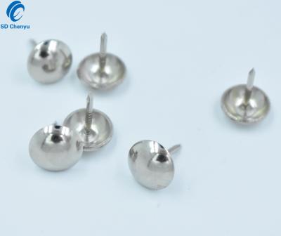 China Decorative Hat Maker 7mm Shiny Nickel Nails For Sofa for sale