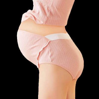 China High Waisted Panties Cotton Maternity Pants Briefs Breathable Elastic Maternity Pregnant Underwear for sale