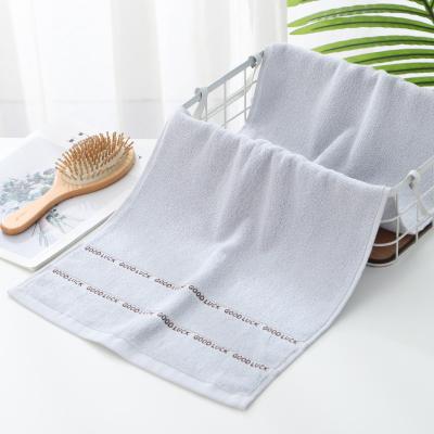 China Hypoallergenic New Household Daily Absorbent Quick Dry Thickened Face Washing Comfortable Skin Friendly Cotton Face Towel for sale